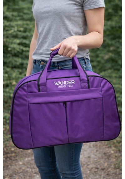 Wander Trend Bag Büyük Boy Mor Seyahat Çantası Mor