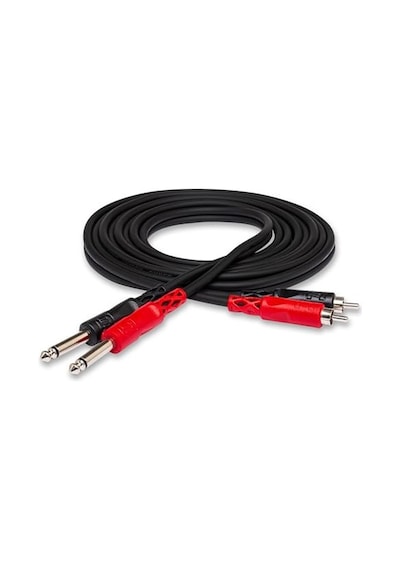 Çift Kablo, 6.3 Mm Ts Jak, 4 Metre