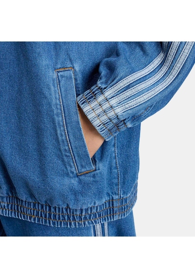 Adidas Firebird Adilenium Kadın Mavi Jean Ceket Kd2920 Mavi