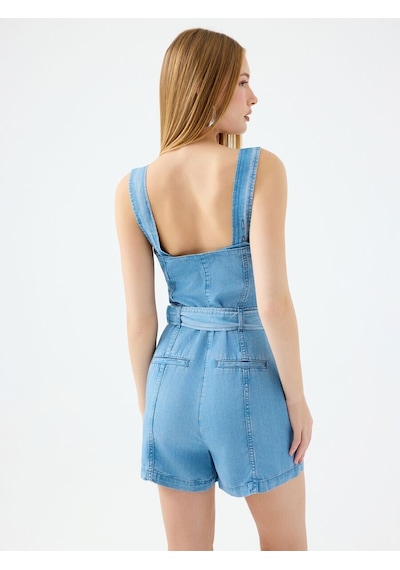 LOFT Regular Fit Kadın Tulum Lf2039913 Q1.v1 Denim