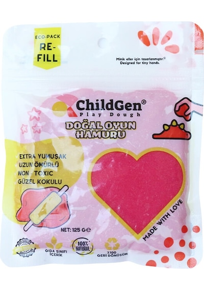 ChildGen 125gr Kartuş Oyun Hamuru - Pembe