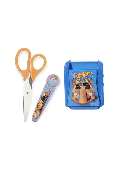 Kalem Çantası , Hot Wheels Korumalı Makas , Hot Wheels Alüminyum Matara Kırmızı