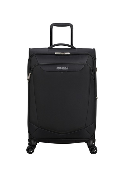 American Tourister Siyah Unisex Çekçekli Kumaş Valiz Summerrıde-spınner Exp Tsa