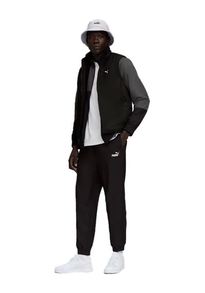 Puma Woven Colorblock Tracksuit Erkek Eşofman Takımı 688173-01 Siyah