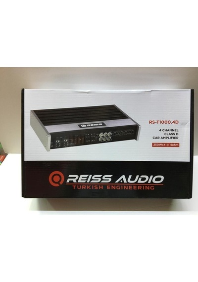 Audio Rs-T1000.4d 4 Kanal 4ohm 4x250 Watt Rms