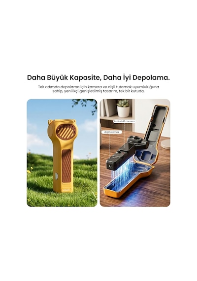 Djı Osmo Pocket 4p İle Uyumlu Sert Koruyucu Taşıma Çantası 4p