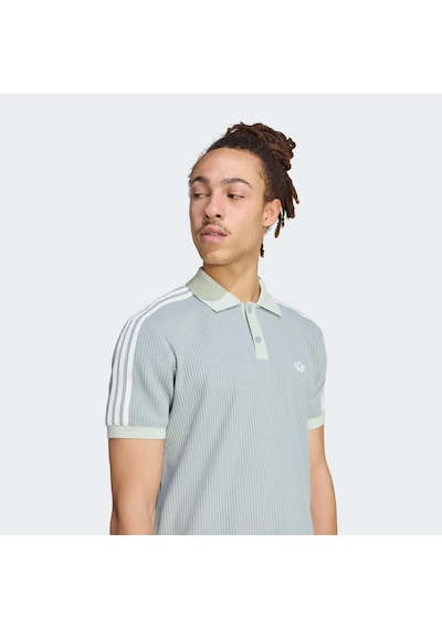 Adidas Waffle Knit Polo Erkek Tişört C-adıkx1231e50a00 Yeşil