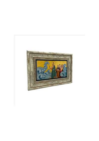 Musa Nın Denizi İkiye Ayırması Baskılı Taş Tablo 20x30