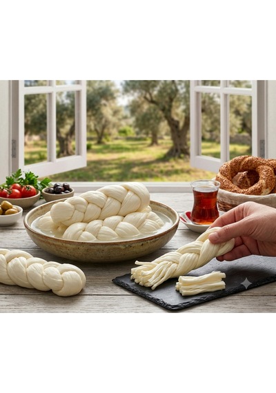 Doğal El Yapımı Örgü Peyniri 1 Kg - Taze, Tel Tel Ayrılan Geleneksel Lezzet