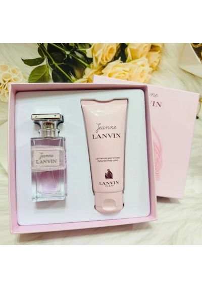 Lanvin Jeanne Edp 50 Ml + Body Lotion 100 Ml Kadın Parfüm Seti Çiçek - Meyve