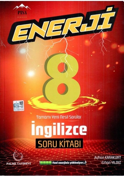 Palme Yayınevi 8. Sınıf Enerji İngilizce Soru Kitabı