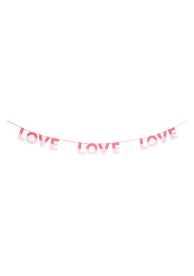 Meri Meri - Ombre Love Garland - Aşk Asılan Süs 0 - 99