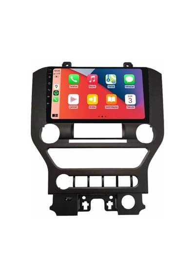 Ford Mustang 2014-2019 Manuel Klima Android 2 Gb + 32 Gb Rom Carplay Multimedya JAPON SERİ