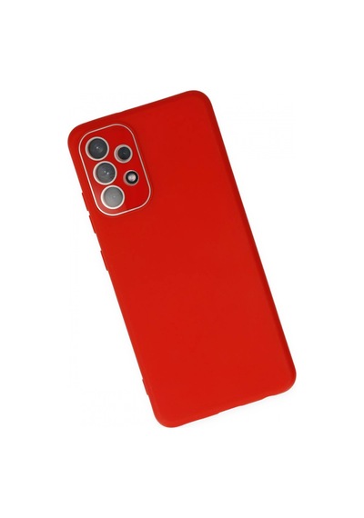 FitCase Samsung Uyumlu Galaxy A53 5G Glass Kamera Korumalı Lansman Silikon Kapak