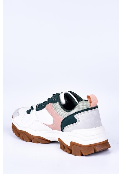 U.S. Polo Assn. Us. Polo Assn. Tracky Beyaz Yeşil Kadın Spor Ayakkabısı Sneaker Beyaz