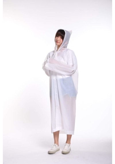 Marlux Unisex Mor Yağmurluk