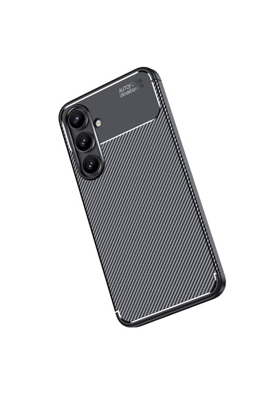 Samsung Galaxy Uyumlu S24 Fe Kılıf Kamera Korumalı Karbon Desenli Kapak