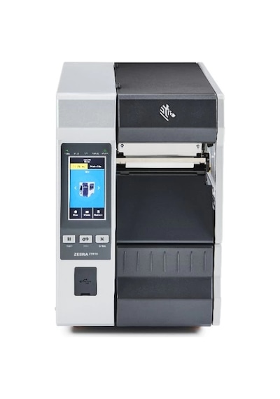 Zebra Termal Transfer Barkod Etiket Yazıcı Zt610 4" 300 Dpi Renkli Dokunmatik Ekran Parça No: Zt6104