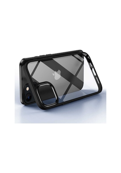 Apple Uyumlu  iPhone 12 Pro Max Kılıf Sararmaz Defens Armour Krom Case