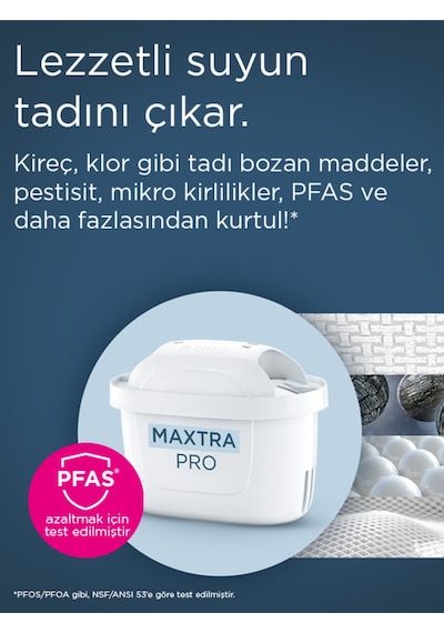 BRITA MAXTRA PRO Pure Performence Yedek Su Arıtma Filtresi, 6'lı