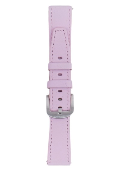 Fro Lw38-43 20 Mm Hakiki Deri Düz Pembe Kordon Silver Toka
