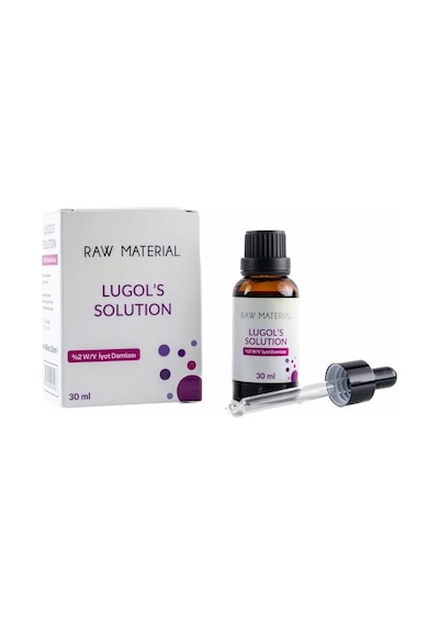 Raw Material Lugol's Solution İyot%2 Damla 30 Ml