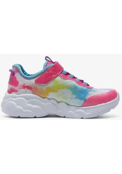 Skechers 302300l Pkmt Rainbow Racer Kız Çocuk Işıklı Spor Ayakkabı Çok Renkli