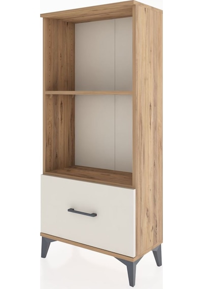 Hyperion Dolap 2 Raflı Tek Çekmeceli 60x44x134 Çam-aytaşı Çam