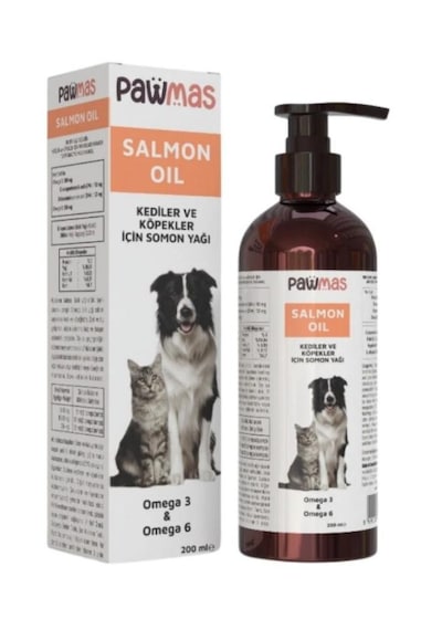 Pawmas Kedi Ve Köpek Somon Yağı 200 ML