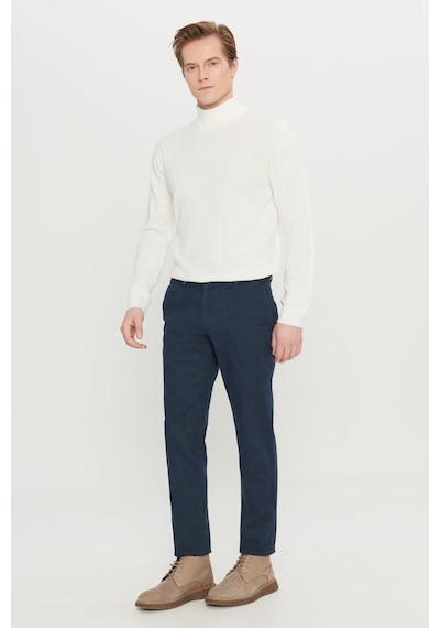 Premıum Altınyıldız Erkek Lacı Pamuklu Slim Fit Dar Kesim Yan Cepli Armürlü Esnek Casual Pantolon