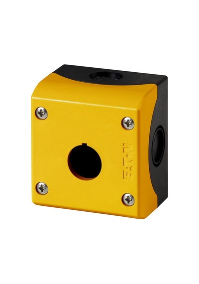 Eaton 216536 Buton Aksesuarı: Buton Kutusu, 1'li, Sarı/siyah
