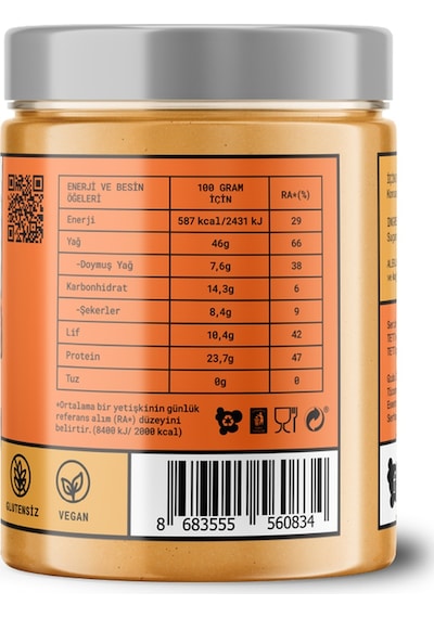 Fropie Kakao Nibli ve Çikolatalı Yer Fıstığı Ezmesi 315 G