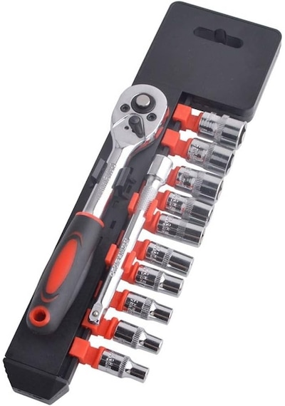 Cr-v Socket Set 12 Parça 1/2 İnç Vakumlu Lokma Seti 50001