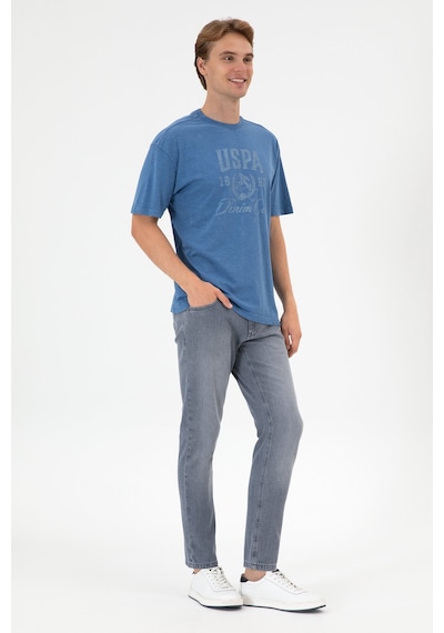 U.s. Polo Assn. Erkek İndigo Tişört 50300228-vr028 Indigo