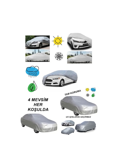 Hyundaı Getz Uyumlu Oto Branda - Su Geçirmez Araç Çadırı Hb1
