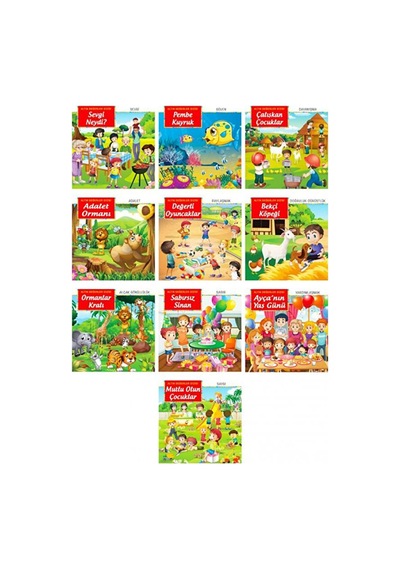 Altın Değerler Dizisi 10 Kitap Set / Kolektif / Tandem Yayınları / 9786052910481