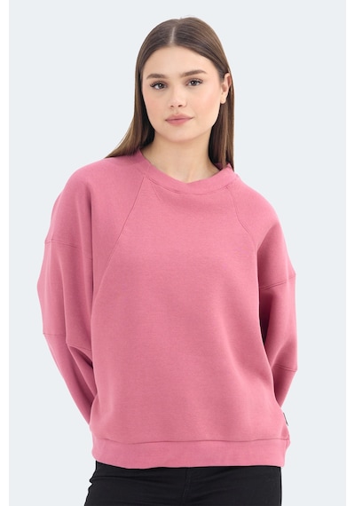 Slazenger Vıa 2 Li Set Kadın Sweatshırt Petrol - Gül