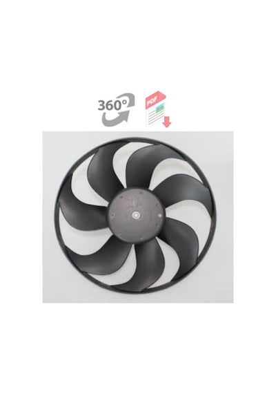 Vw Polo 1995-2002 345mm 200/60watt Fan Motoru