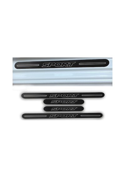 Fiat / Tofaş Uyumlu Uno Sport Carbon Kapı Eşiği + F1 Kulakçık (551157891)