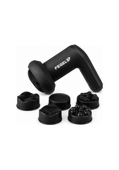 Fegel FG-720 6 Kademeli 5 Başlıklı Şarjlı Profesyonel Masaj Tabancası