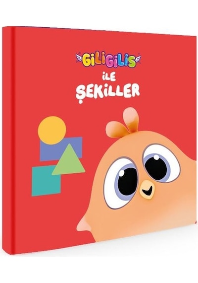 Giligilis ile Şekiller - Eğitici Mini Karton Kitap Serisi- Artenino Yayıncılık