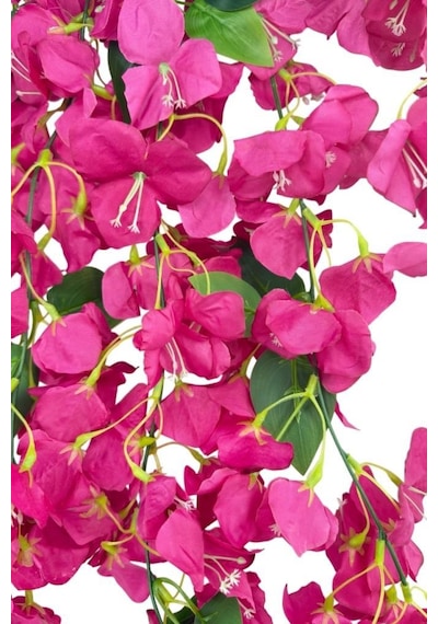Yapay Çiçek Fuşya Begonvil Çiçeği 5 Dallı 60cm Sarkan Çiçek Bg605 Fusya