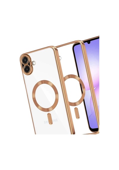 Samsung Galaxy A07 4g Uyumlu Kross Magneticsafe Kapak - Çöl Titanyum