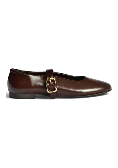 Fox Shoes Z820655260 Kahverengi Rustik Kadın Babet