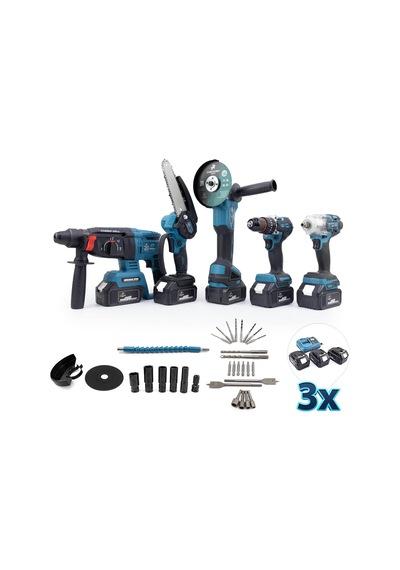 Tr Chelikbei Beşli Set Mk350 Budama Testeresi 10mm Ç.mandren+s.sıkma+ş.spral+ş.hilti
