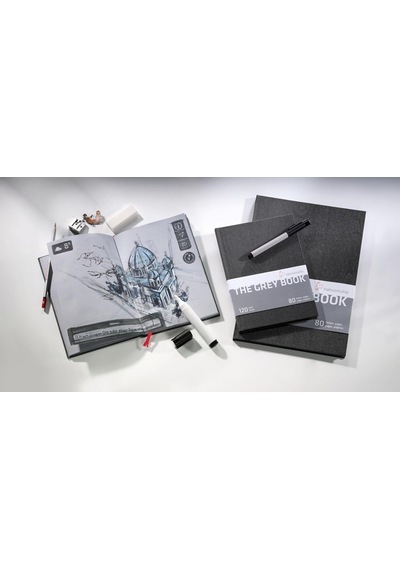 Hahnemühle 10 628 681 Hahnemühle The Grey Book A5 Genel