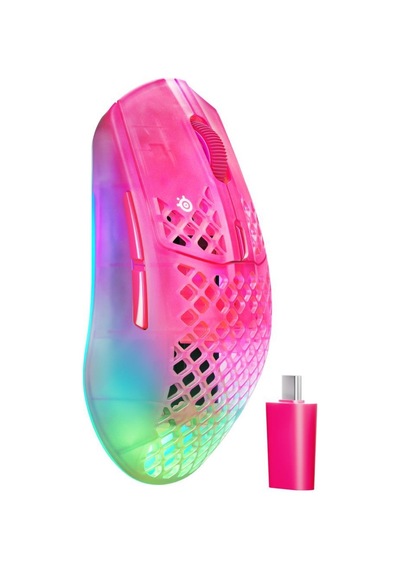 Steelseries Aerox 3 Wireless Gen 2 - Magenta Haze 4K Kablosuz Gaming Mouse