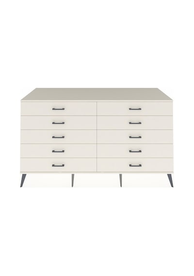 Kronos Konsol 10 Çekmeceli 176x59x99 Antrasit-aytaşı Antrasit-aytaşı