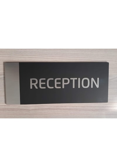 Şık Tasarım Kapı Isimliği - Reception - Resepsiyon