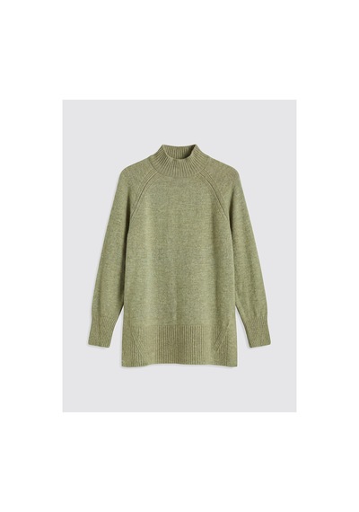 LC Waikiki Alıta Cıty Farkıyla Lcw Modest Yeşil Triko Düz Oversize Kadın Tunik Yesil - 931191194 Yesil LC Waikiki Alıta Cıty Farkıyla Lcw Modest Yeşil Triko Düz Oversize Kadın Tunik Yesil - 931191194 Yesil